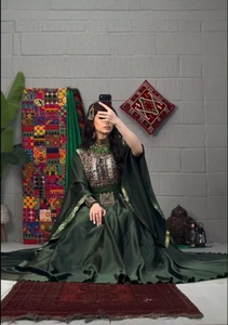 Tissu en Soie Georgette de Haute Qualité en Gros, Robes Salwar Kameez Afghanes Kuchi Très Demandées 2026, Robes de Mariage Respirantes - Product Image 5