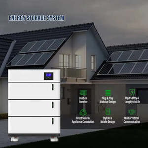Système de stockage d'énergie domestique 10 kW avec batterie 20 kWh, batterie solaire au lithium fer phosphate 10 kW 51,2 V 48 V 400 Ah 200 Ah - Product Image 2