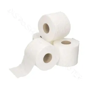 Giấy vệ sinh 3 lớp, 100gr, 220 tấm, (22m)- 10rolls * 3 ply Chất lượng cao giữ giấy vệ sinh đứng sản xuất tại Việt Nam
