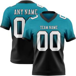 Camiseta de Fútbol Personalizada Color Verde Azulado, Blanca y Negra, con Malla, Auténtica, a la Moda, Conjunto de Ropa para Fanáticos del Fútbol, Diseño de Camisetas de Fútbol de Selecciones Nacionales - Product Image 1