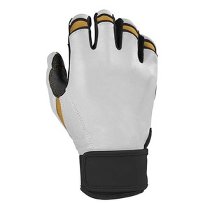 Gants de frappe en cuir blanc avec fermeture auto-agrippante, unisexes, pour adultes, durables, ambidextres - Product Image 3