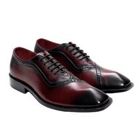 Chaussures habillées pour hommes en cuir véritable, élégantes et abordables, confortables, rehaussantes, légères, pour l'automne et le bureau