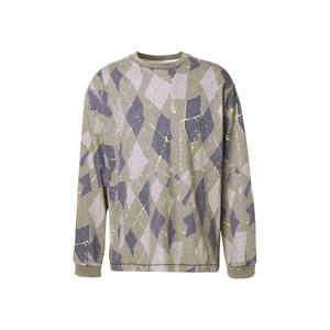 เสื้อยืดคอกลมแขนยาวพิมพ์ลายโลโก้ตามสั่ง พิมพ์ดิจิทัล ผ้าเจอร์ซีย์ทอจากผ้าฝ้าย 100% เป็นมิตรกับสิ่งแวดล้อม ระบายอากาศได้ดี สไตล์ลำลองสำหรับผู้ชาย - Product Image 4