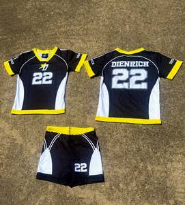 Conjunto de Camiseta y Pantalones Cortos de Verano para Hombre, Color Sólido, 2 Piezas, Estilo Urbano, Ecológico, Lavado Ácido, Impresión por Transferencia de Calor Personalizada, Venta al Por Mayor - Product Image 5