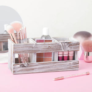 <b>Rustic</b> Wooden Pen Stand Organizer for Pens, Pencils, Markers, and <b>Office</b> Accessories - Product Image 3