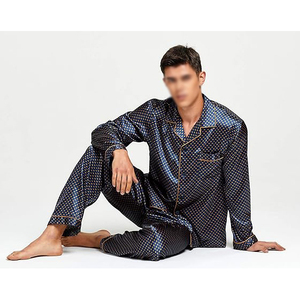 Classic Sleepwear <b>Men</b> Night Suit Short Sleeve Scoop Neck Shorts <b>Set</b> Drawstring Soft Breathable Lightweight Summer <b>Pajamas</b> Home - Product Image 5