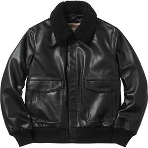 Chaqueta de Aviador Estilo Bomber para Hombre, OEM, Personalizada, de Alta Calidad, Piel de Oveja Genuina, Hecha a Mano, Estilo Vintage - Product Image 1