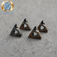 Inserto de Roscado Externo de Diamante con Recubrimiento CVD de Alta Precisión Marca SJ PCD 16ER, Herramienta de Corte de Roscas OEM HV8000-10000HV para Aluminio