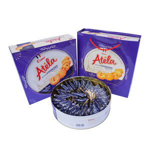 Galletas de mantequilla dulce al mejor precio, caja azul de lata de 320g - Product Image 4