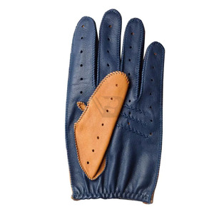 Men's Fashion Style Genuine Leather <b>Driving</b> <b>Gloves</b> Wholesale Adjustable Design Made in Pakistan - Product Image 3