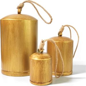 Ornement de cloche de Noël en métal pour la décoration de l'arbre, fête de Noël à la maison, accessoires festifs saisonniers - Product Image 2