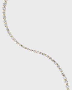 Pulsera de tenis de oro blanco con diamantes cultivados en laboratorio, color DEF, claridad VVS, certificado IGI, 7 quilates, 45 piedras, Vala Brothers, 15 gramos, a granel - Product Image 5