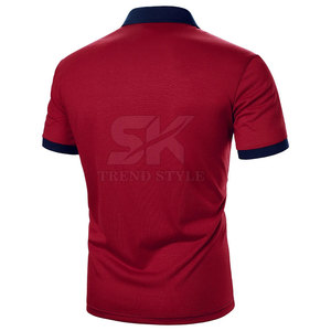 Polo de hombre de diseño único y colores contrastantes, de alta calidad, para venta al por mayor, estilo urbano. - Product Image 2