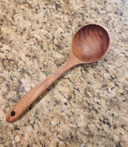 Ensemble cuillère fourchette en bois de bambou solide fabriqué à la main divers modèles pour servir la cuisine mariages-meilleur produit de qualité - Product Image 1