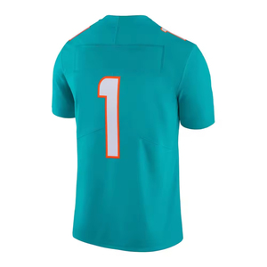 Custom Sublimated American Football Jersey <b>Men's</b> Short Sleeve V-Neck Moisture Wicking White Pants Set Adult Regular Fit - Product Image 4