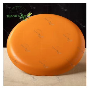 Plato de Servir de Bambú Ecológico Personalizado de 42 cm de Diámetro, Hecho a Mano, Estilo Clásico, No Tóxico, Duradero y Biodegradable para Cocina - Product Image 1