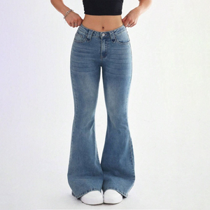 Pantalon large pour femme, coupe ample, taille haute, longueur intégrale, confortable pour les voyages, le travail et l'usage quotidien - Product Image 5