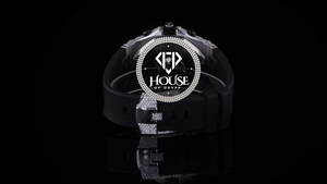 นาฬิกาข้อมือสแตนเลสสตีลแบบ Iced Out ประดับเพชร VVS Moissanite หรูหรา สไตล์โครโนกราฟ ฮิปฮอป สำหรับผู้ชาย - Product Image 3