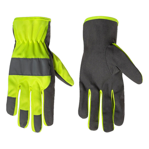 Gants de travail en cuir de haute qualité, durables, pour le jardinage, en coton et cuir, gants de qualité supérieure à vendre - Product Image 3