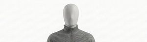 Men's Gray Knitted Zip-Up <b>Racer</b> <b>Jacket</b> Stand Collar Casual Breathable Autumn Wear Regular Fit - Product Image 6