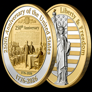 Moneda Conmemorativa del 250 Aniversario de Estados Unidos, Diseño Soberbo y Simbólico, Fundición de Precisión, Colección Evento - Product Image 5