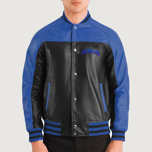 Chaqueta de Béisbol y Letterman Personalizada con Bordado OEM para Hombre, Chaqueta Varsity Impermeable en Blanco, Estilo Universitario en Cuero - Product Image 5
