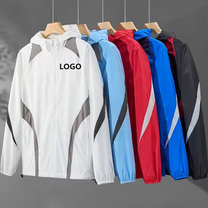 Veste coupe-vent de football pour hommes, résistante à l'eau, légère, vêtements de sport pour l'entraînement au football, course à pied - Product Image 6