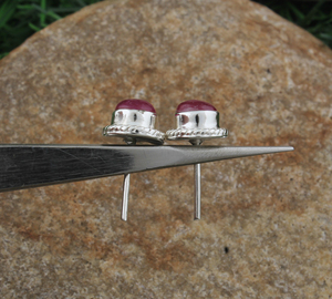 Dainty Pink <b>Jade</b> Gemstone Drop Earrings Genuine 925 Silver Luxury Water Drop Birthstone Party Custom <b>Jewelry</b> - Product Image 2