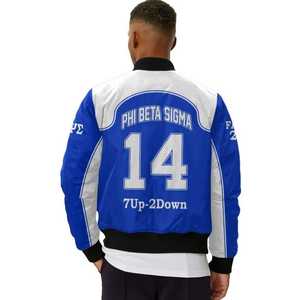 Sororité grecque Alpha personnalisée |   Kapa |   Veste en satin Alpha AKA, veste en soie boutonnée pour homme, veste de pluie brodée et doublée - Product Image 5