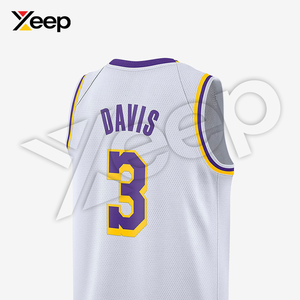 Maillot de basket-ball pour homme adulte personnalisé XEEP XC-BU-21, uniforme d'équipe haute performance, léger, respirant, en polyester - Product Image 4