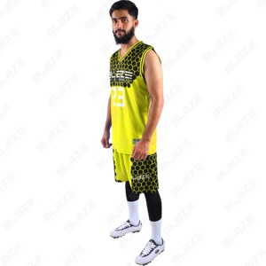 Blaze Fight Wear Maillot de basket-ball unisexe adulte de haute qualité Vêtements de sport confortables pour l'été Uniforme de basket-ball OEM personnalisé - Product Image 2