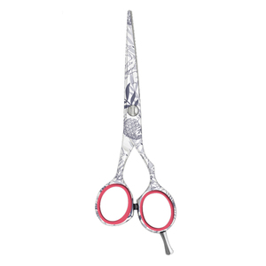 Tijeras de Barbero Personalizadas con Revestimiento de Papel, Tijeras de Peluquería para Diestros con Hoja Inclinada, Cuchillas Supercut Afiladas, Tijeras de Barbero - Product Image 1