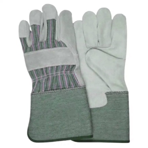 Gants de travail en cuir de vachette pleine fleur canadiens de qualité supérieure, souples, confortables, offrant une protection des mains et dotés de caractéristiques de sécurité réfléchissantes - Product Image 3