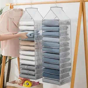 Saco de armazenamento para guarda-roupa, organizador de armário para meias e calças, camiseta, roupa íntima, 1 unidade, organizador de armário