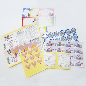 Adesivi Decorativi Carini a Cartoni Animati, 40 Pezzi/Confezione, Adesivi di Carta in Scatola per Uso Festivo - Product Image 2