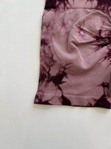 Shorts de yoga sans couture à effet froncé pour femme, taille haute, pour fitness et gym, marque personnalisée, OEM, ODM, marque privée, fabricant en gros - Product Image 6