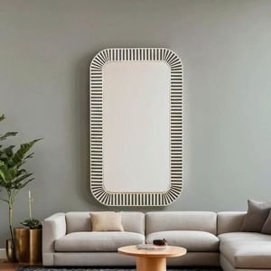 ARIF HANDICRAFTS AH-00388 Handmade Eco-Friendly <b>Silver</b> Modern Design Polished Finish Customizable Size & Thickness <b>Wall</b> <b>Mirror</b> - Product Image 2