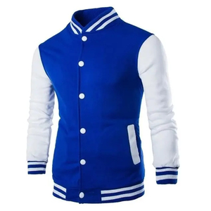 New Wholesale High Quality Customized Logo Printing <b>Men</b> Full Sleeves Varsity Jacket in Different Colors - Product Image 5