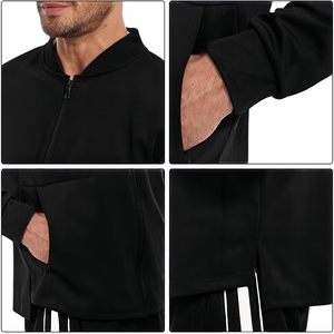 <b>Men</b>’s Premium Fleece Tracksuit Set Custom Sportswear Training Outfit - Product Image 3