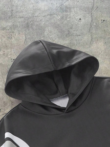 Sweat-shirt à capuche surdimensionné personnalisé pour homme, nouvelle mode, impression DTG intégrale, 100% coton, streetwear pour l'hiver - Product Image 6