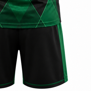 Proveedor de Uniformes Deportivos de Fútbol Personalizados, Pantalones Cortos de Fútbol, Uniformes de Equipo OEM de Fábrica, Secado Rápido, 100% Poliéster, Impresión por Sublimación - Product Image 4