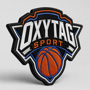 Patch de basket-ball OXYTAG Sport, brodé, thermocollant, en tissu, forme irrégulière, tissé, décoratif, prix abordable - Product Image 5
