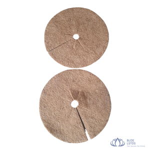 LOS MÁS VENDIDOS |   Manta de Fibra de Coco para Control de Malezas y Retención de Humedad, Anillo para Árboles, Uso de 2-3 Años, Blue Lotus Farm - Product Image 1