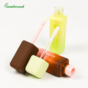 Emballage cosmétique, tubes carrés vides pour gloss à lèvres de 3 ml, bouteilles en plastique PETG, peinture en spray dégradée, prix de gros bon marché - Product Image 3
