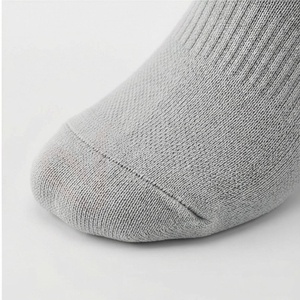 Chaussettes pour hommes, couleur unie, tricotées, respirantes, en coton, pour un usage quotidien, style classique, printemps - Product Image 6