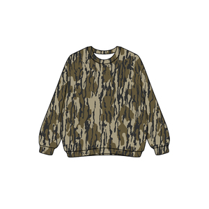 เสื้อสเวตเชิ้ตลายพรางแบบสวมหัว แขนยาว สำหรับกิจกรรมกลางแจ้ง ขายส่งสำหรับผู้ชายและผู้หญิง รับผลิตแบบ OEM พร้อมสกรีนโลโก้ตามสั่ง - Product Image 3