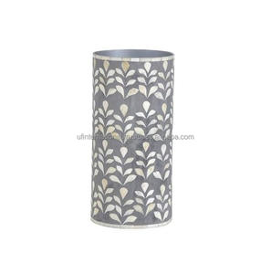 Vevor — vase à fleurs à incrustation d'os, design de maison, artisanat fait à la main, motif floral, pour vente - Product Image 3
