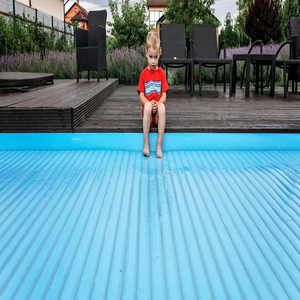 Couverture de piscine solaire automatique rectangulaire imperméable pour piscines hors sol – Équipement de piscine en gros - Product Image 2