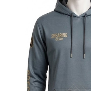 Sweat à capuche long en molleton effet peau de mouton, conception personnalisée OEM/ODM, prix usine, fabricant de vêtements en gros - Product Image 4