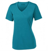 Camisetas de Manga Corta para Mujer, Cuello Redondo, 100% Algodón Jersey, Diseño con Letras, Corte Ajustado Informal, Secado Rápido, Multicolor, OEM